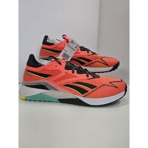 Reebok Nano X2 TR Adventure Mens 9 Sneaker Cross Fit Workout Orange Flame Multi
